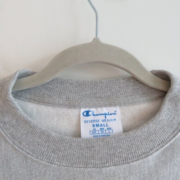 BCU X CHAMPION HBCU Arch Crewneck Gray Reverse Weave Sweatshirt - Size S - Picture 4 of 16